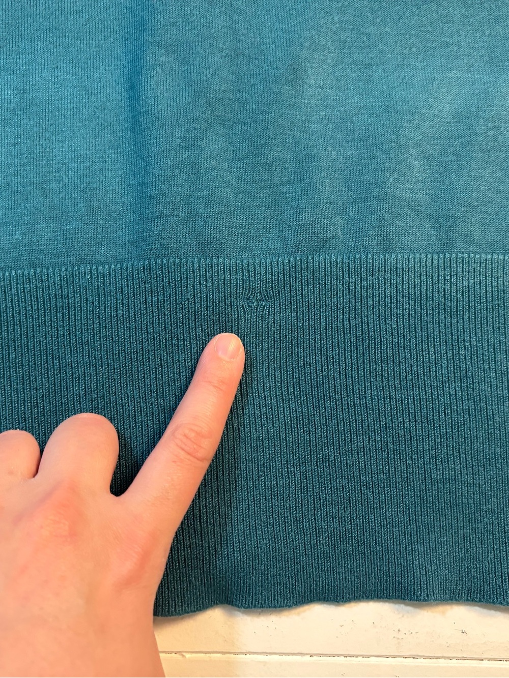 Maurices Women’s XL Teal Turquoise Scoop-Neck Ribbed Sweater Cardigan Knit - Picture 10 of 11